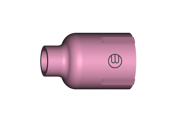 Gasdüse für WIG-Schweißbrenner; Keramik; Jumbo-Ausf. mit Gaslinse; (57N74); Gr. 8; Ø 12,5 mm Gasdüse für WIG-Schweißbrenner; Keramik; Jumbo-Ausf. mit Gaslinse; (57N74); Gr. 8; Ø 12,5 mm
