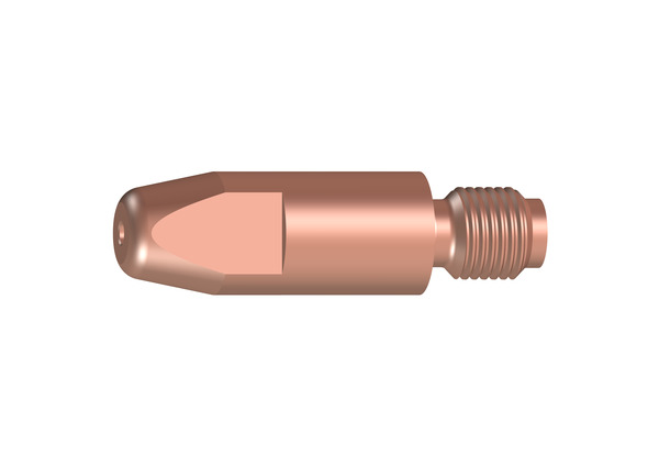 Stromdüse für MIG/MAG-Schweißbrenner; M6, E-Cu; Ø 1,2