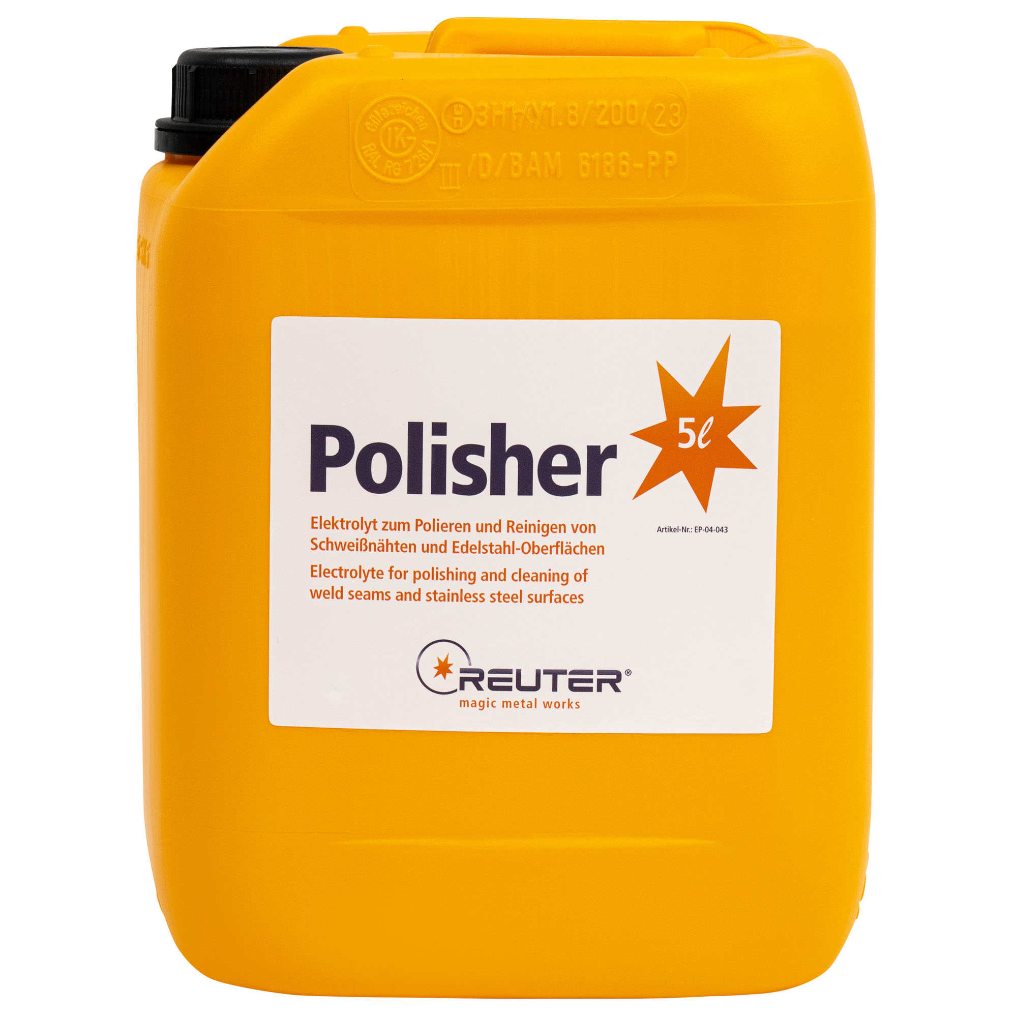 Polisher-Elektrolyt, 5 ltr. Kanister