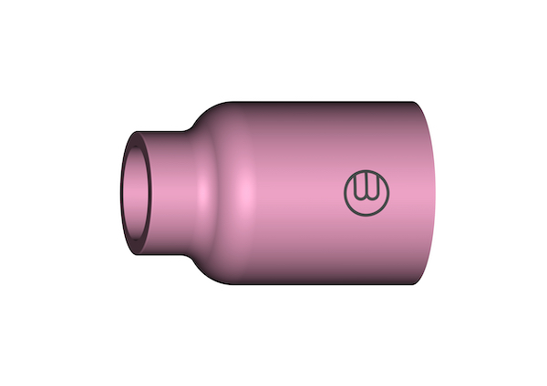 Gasdüse für WIG-Schweißbrenner; Keramik; Jumbo-Ausf. mit Gaslinse; (53N88); Gr. 10; Ø 16,0 mm Gasdüse für WIG-Schweißbrenner; Keramik; Jumbo-Ausf. mit Gaslinse; (53N88); Gr. 10; Ø 16,0 mm