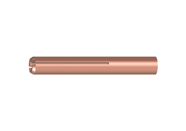 Spannhülse für WIG-Schweißbrenner; Ausführung mit Gaslinse; (24GLC332); Ø 2,4 mm; 23 mm Spannhülse für WIG-Schweißbrenner; Ausführung mit Gaslinse; (24GLC332); Ø 2,4 mm; 23 mm