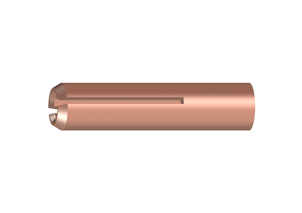 Spannhülse für WIG-Schweißbrenner; Standard-Ausführung; Ø 2,0 mm; 14 mm