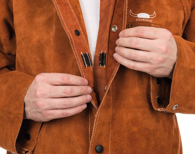 Schweißerlederjacke 81cm, Gr. L Weldas Schweißerlederjacke 81cm, Gr. L Weldas