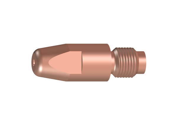 Stromdüse für MIG/MAG-Schweißbrenner; E-Cu; M8; Ø 0,8; 30 mm