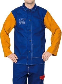 Schweißerjacke Gewebe, Ärmel Spaltleder