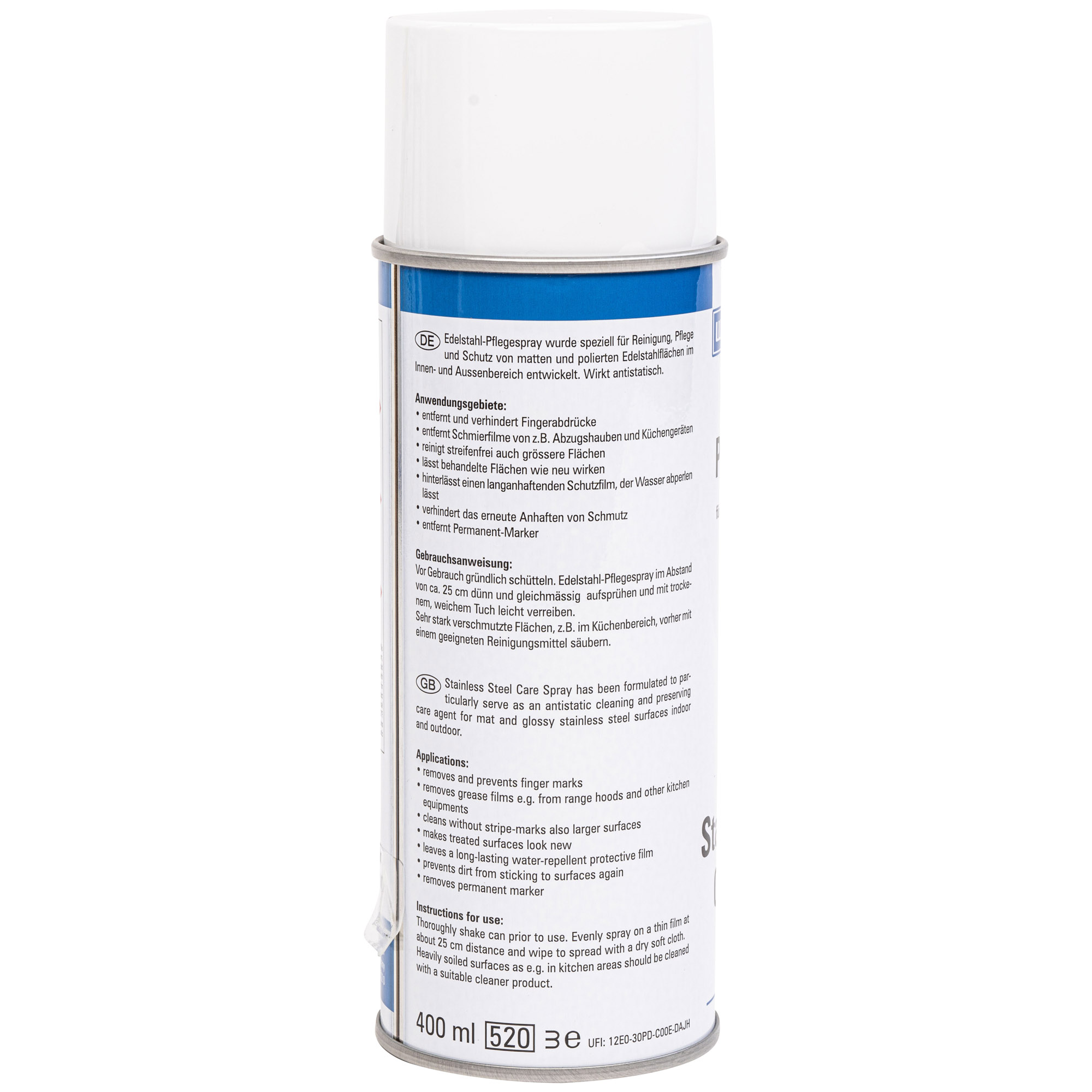 WEICON Edelstahl-Pflegespray - 400ml Dose