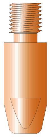 Stromdüse M8,1,6mm E-Cu MB400/500