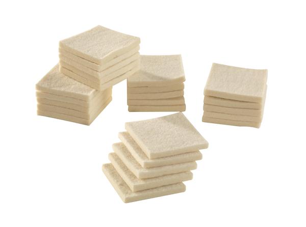 Reinigungsfilze, weiß für Alu Reinigungsfilze, weiß für Alu