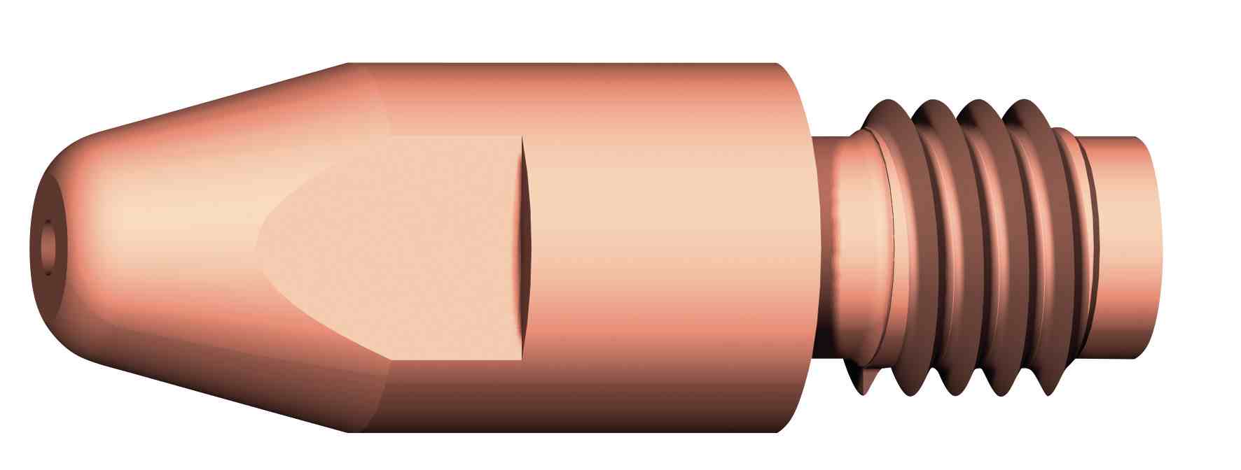 Stromdüse für MIG/MAG-Schweißbrenner; CuCrZr; M8; Ø 1,2 mm 
