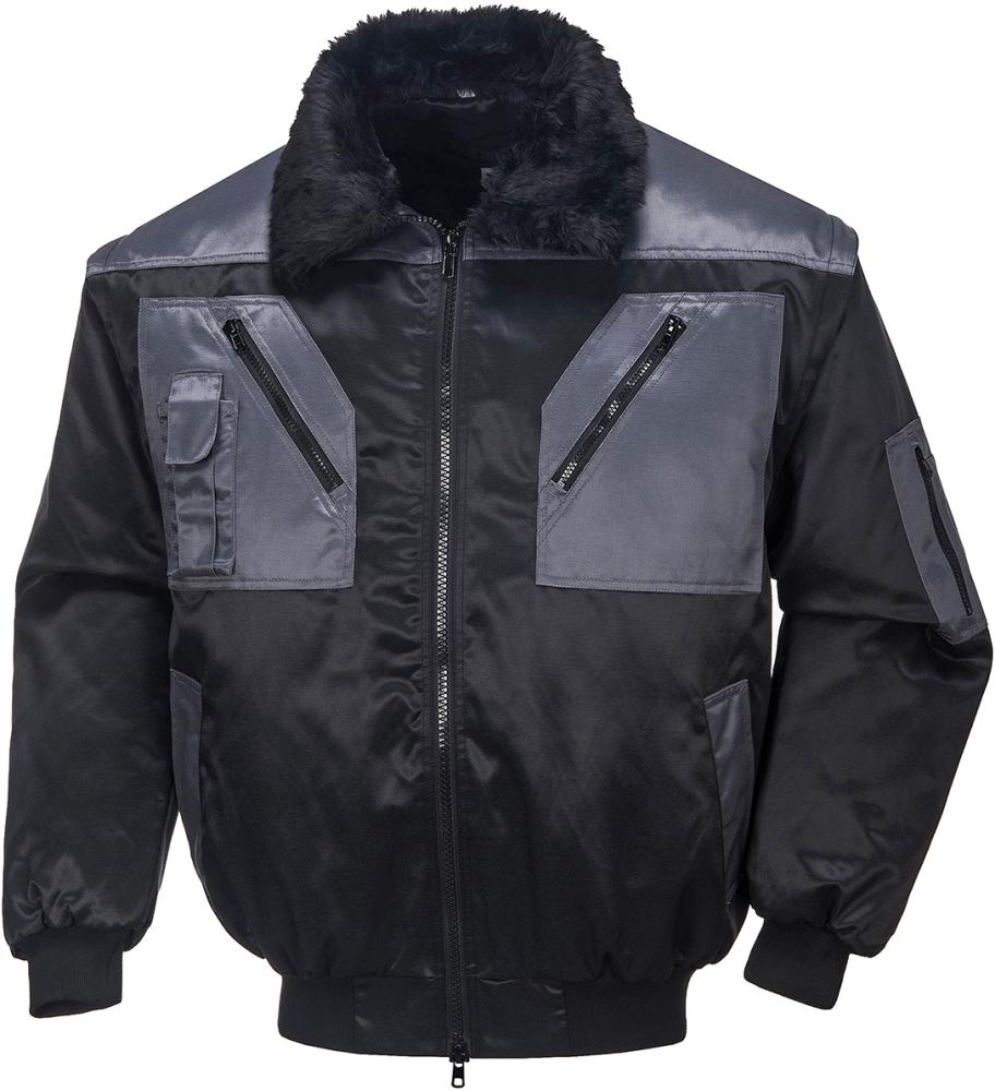 Pilotenjacke Achim, schw./anthr.,Gr. 2XL Pilotenjacke Achim, schw./anthr.,Gr. 2XL